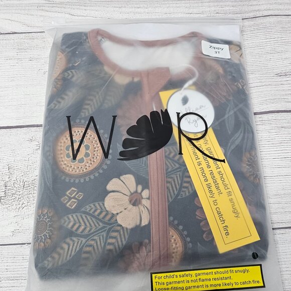 NEW!!! William & Ryan Toddler‎ Girl Bamboo Boho Floral Zippy Size 3T - Picture 2 of 4